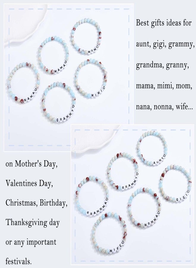 FIEEFX Nonna Gifts, Nonna Bracelet, Mother's Day Valentines Christmas Birthday Gifts for Grandma, Stocking Stuffers for Women Adults - Image 5